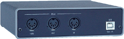 MIDI and USB connectors